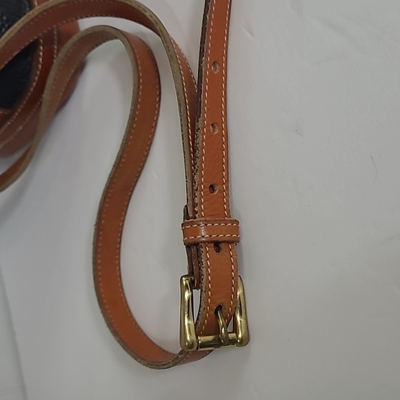 Dooney & Bourke All Weather Leather Norfolk Case Shoulder Bag /Satchel - Black - Picture 5 of 17